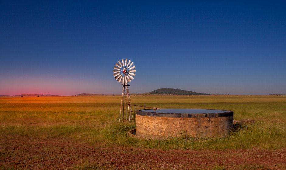  South Africa sunset with water